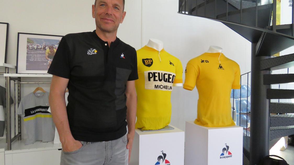 Tenis le coq store sportif anos 80 jaune